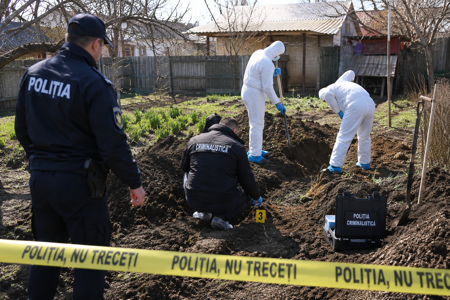 bebelus ingropat in gradina botosani