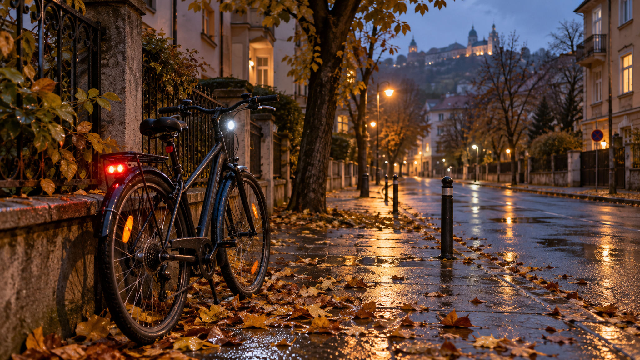 Bicicleta în octombrie: verificări utile înainte de ploaie și de drumurile de seară