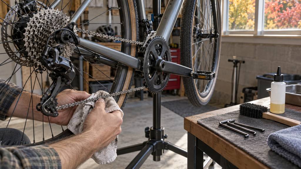 Bicicleta înainte de sezonul rece: pași simpli pentru curățare și depozitare