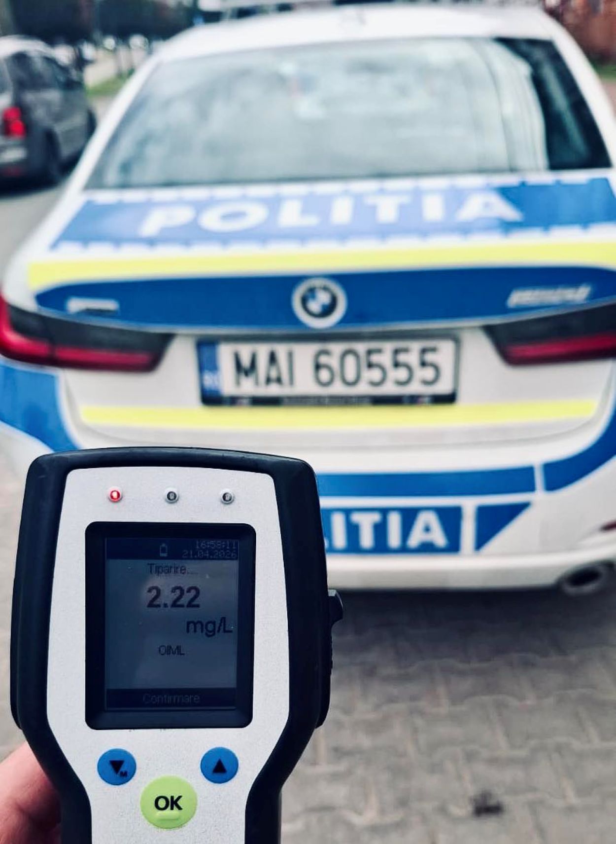 Cursă spre dezastru: Un botoșănean în „comă” alcoolică prins pe o bicicletă fără frâne