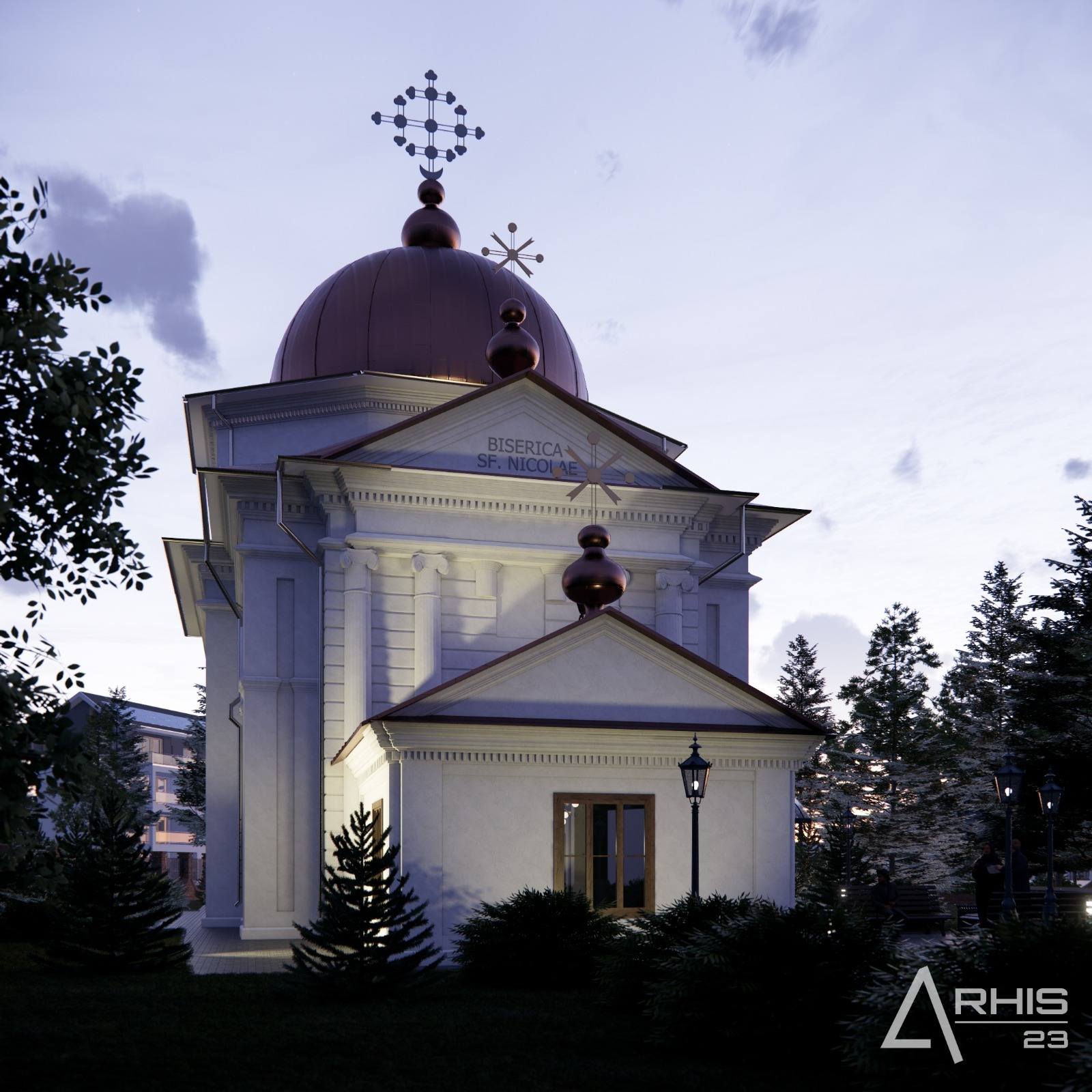 Biserica Sfantul Nicolae de la Darabani modernizata
