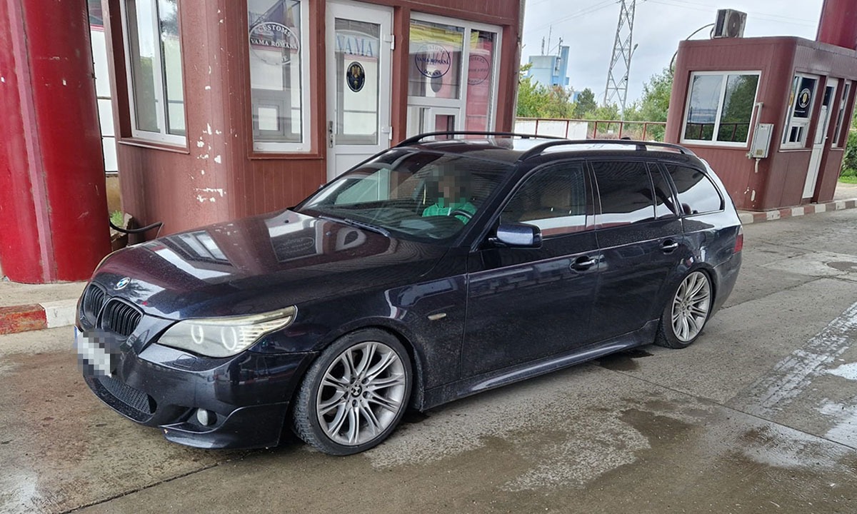 BMW furat descoperit la Stânca, șoferul ar fi fost băgat în necaz de propriul frate 