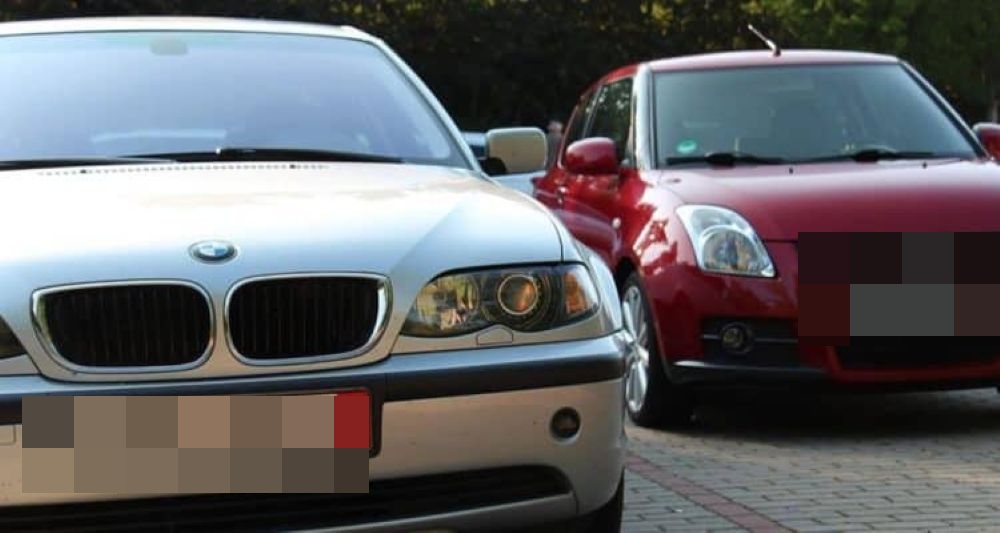 BMW tras pe dreapta de polițiști, un tânăr din Botoșani s-a ales cu dosar penal 