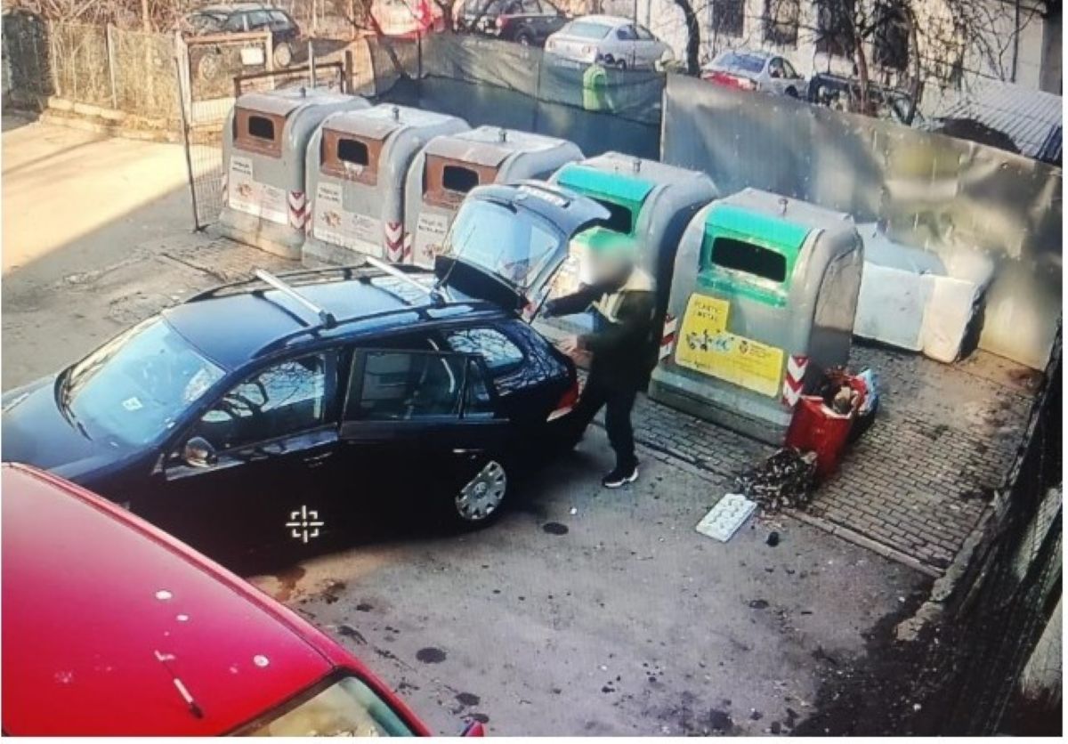 Botoșănean căutat de polițiști după un gest nesimțit surprins pe camerele video