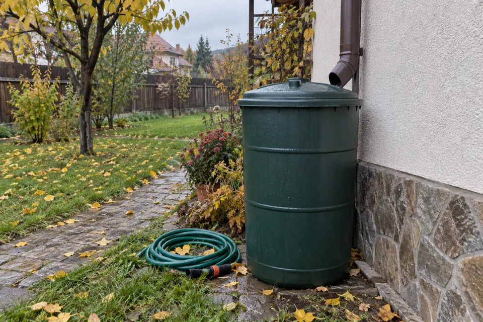 Butoiul de apă de ploaie înainte de îngheț: ce verifici fără improvizații