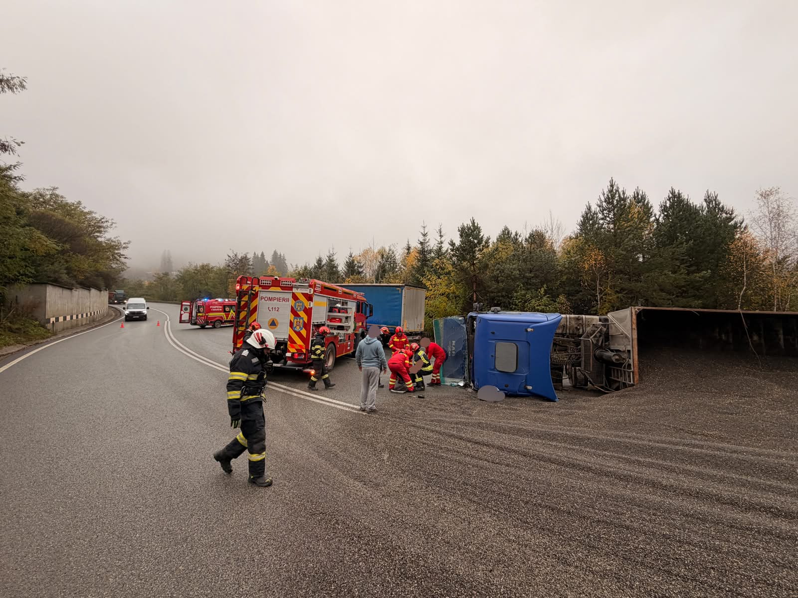 camion rasturnat la pojorata