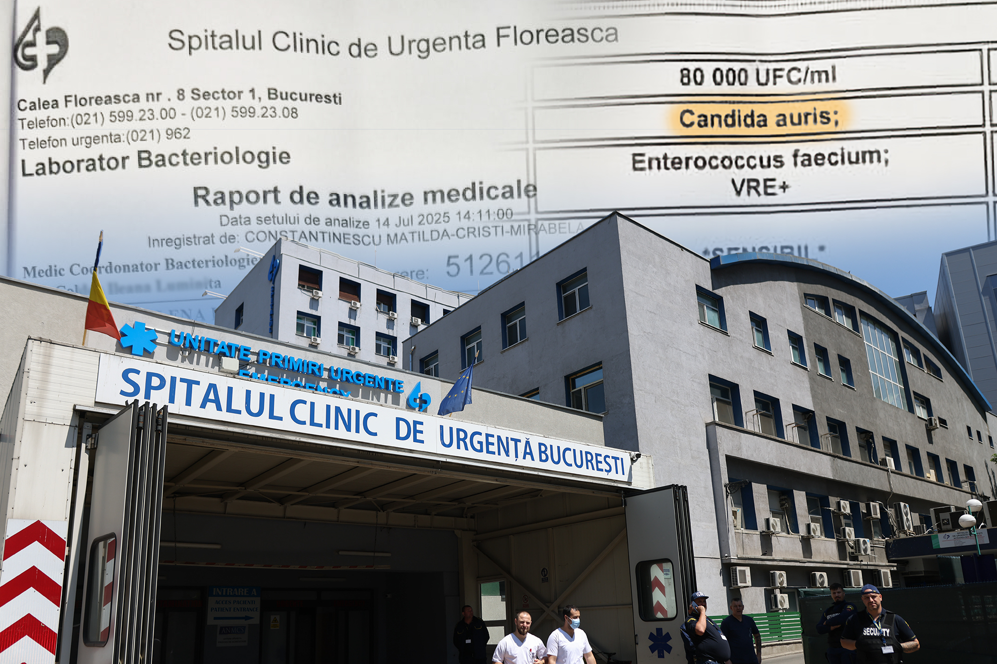 Scandal la Spitalul Floreasca: Biocide neautorizate și mizerie, descoperite în Centrul de Arși