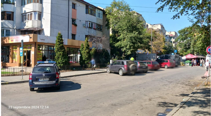 Poliția chemată pentru mașini parcate pe locuri concesionate