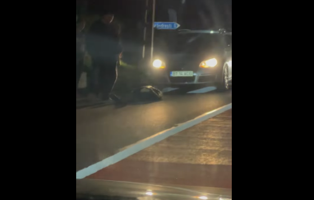 Botoșănean lovit pe trecerea de pietoni, a rămas inconștient pe asfalt 