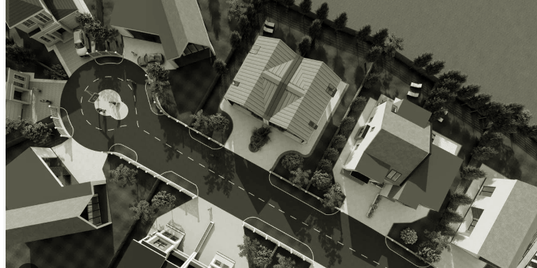 Un mini-cartier se va construi la ieșirea din oraș: Va avea șase case cu două etaje și un cămin de bătrâni 