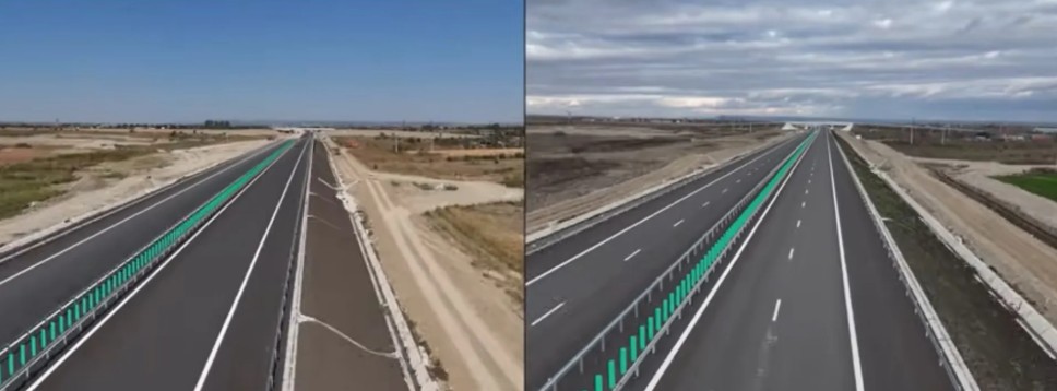Lucrările pe Autostrada Moldovei A7 avansează: Traficul ar putea fi deschis înainte de finalul anului - VIDEO