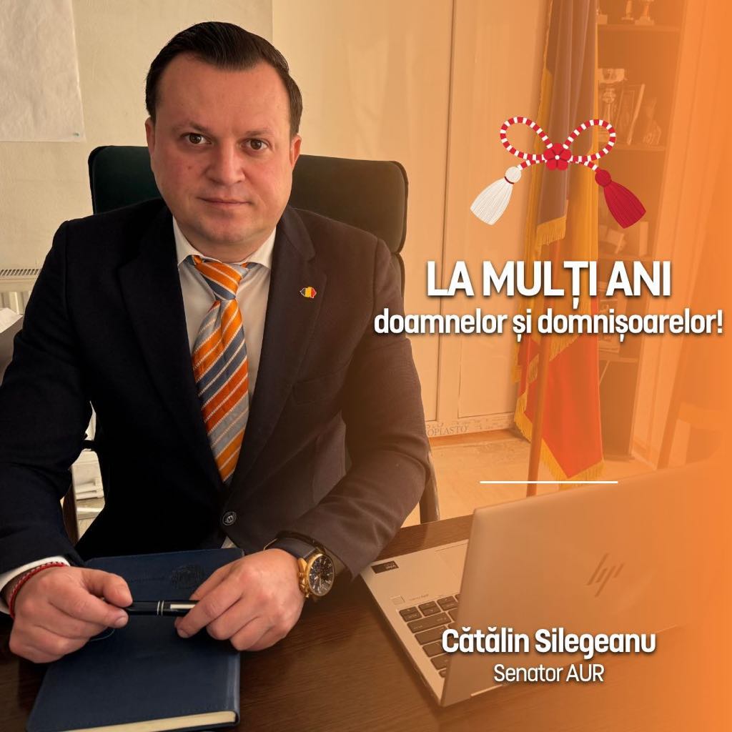 Senatorul Silegeanu, mesaj de 8 Martie: Recunoștință și Apreciere pentru Femeile din Viețile Noastre
