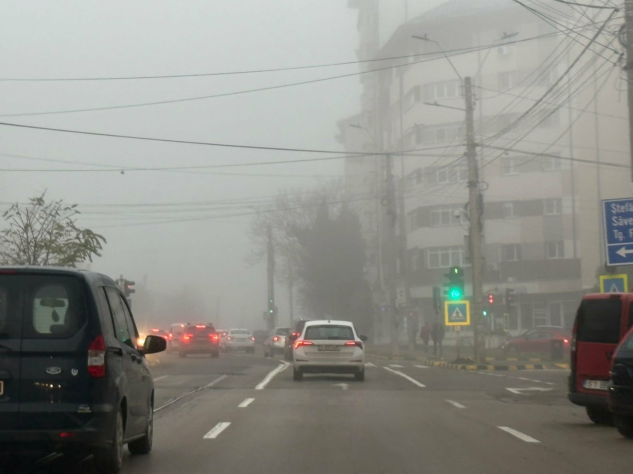 COD GALBEN de ceață emis la Botoșani în această dimineață 