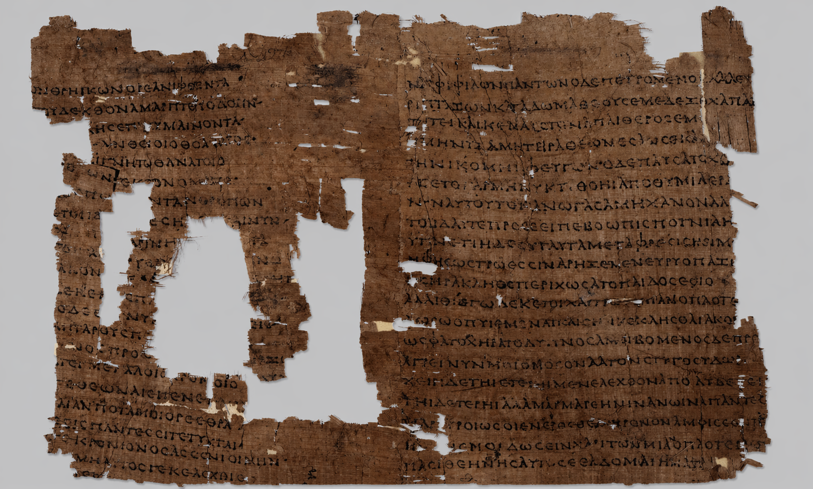 Descoperire ULUITOARE: Papirus cu „Iliada” lui Homer, găsit într-o mumie egipteană