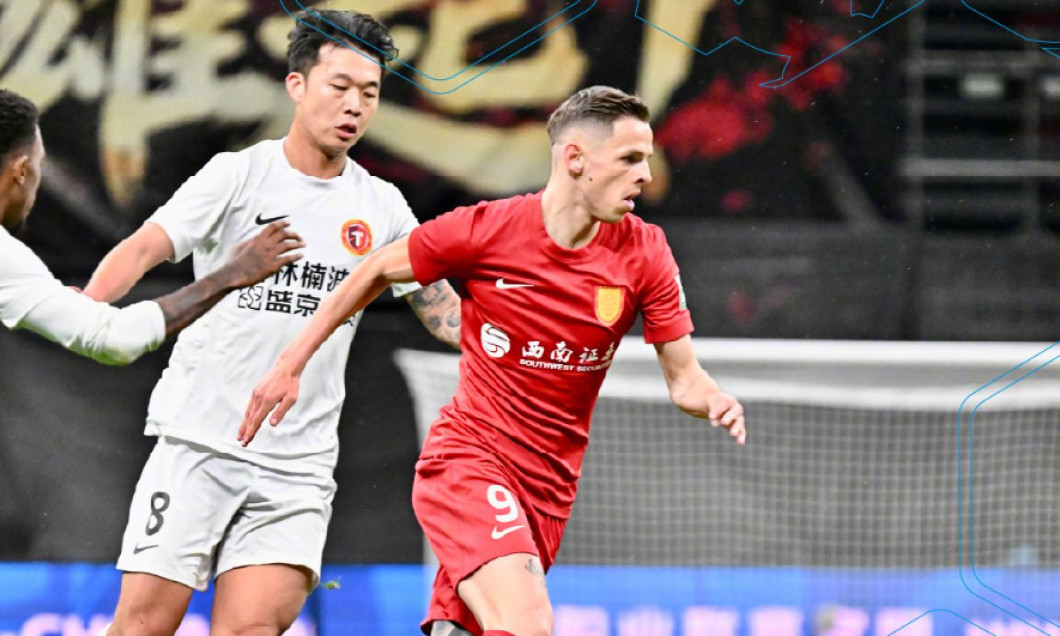 Succes deplin: Cîmpanu de la FC Botoșani a dat gol de trei puncte în China, reacția frumoasei soții 