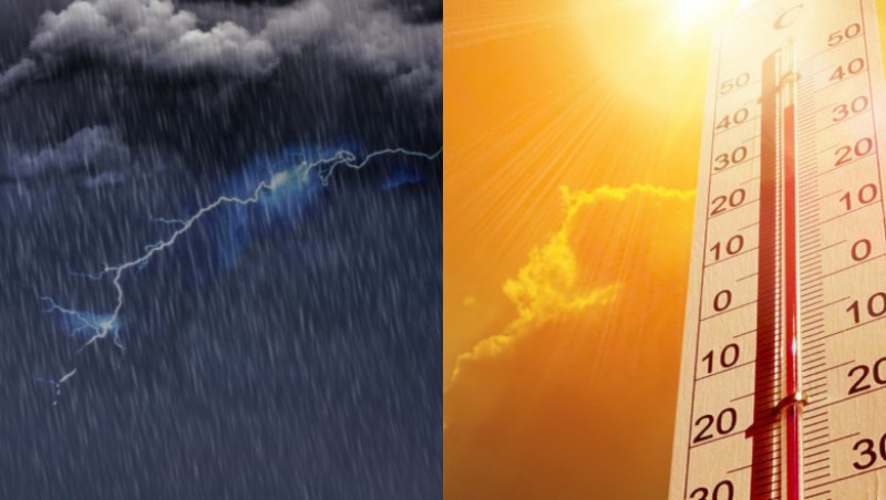 COD PORTOCALIU de caniculă și furtuni emis pentru județul Botoșani 