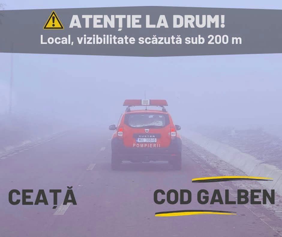 cod galben de  ceata la botosani