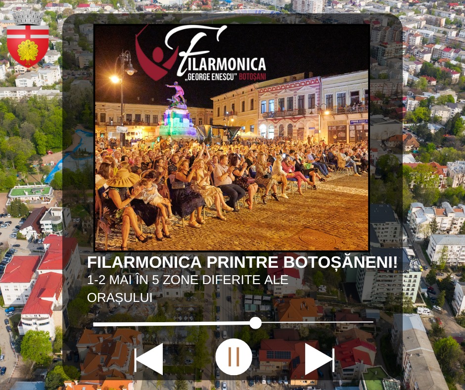 „Turneu în cartierul tău”: Două zile de concerte anunțate pentru botoșăneni
