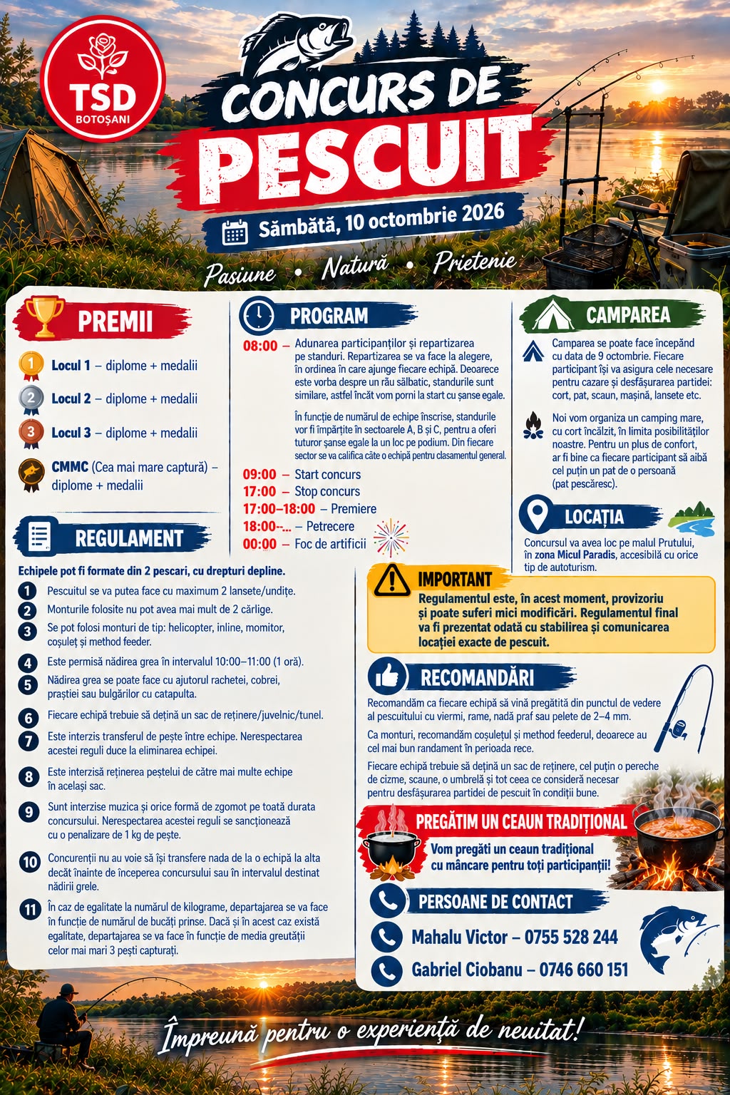 concurs de pescuit TSD Botosani