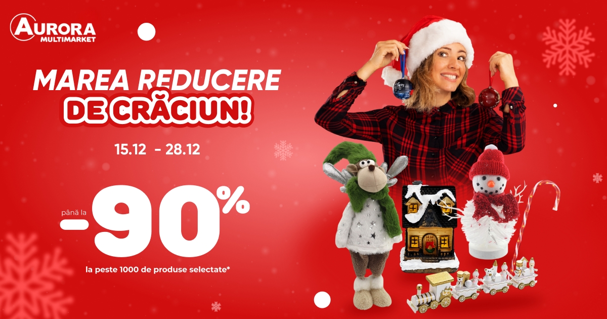 Aurora Multimarket dă startul sezonului de iarnă cu reduceri de până la 90%!