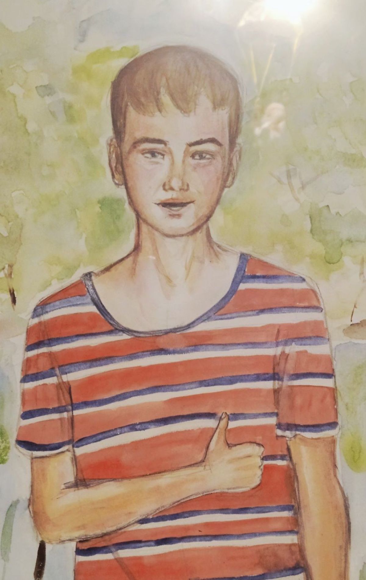 Portretul unui zâmbet frânt: Rămas-bun emoționant de la profesoara de desen a lui Dănuț - Mereu ne făceai să râdem