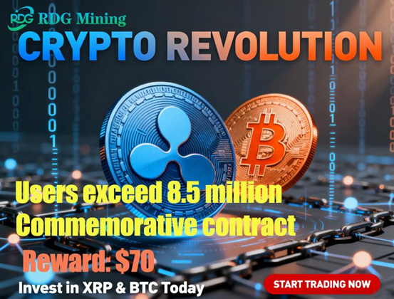 RDG Mining unlocks a new XRP cloud mining one-day contract (unlimited purchases) with a yield of up to 49.73%.