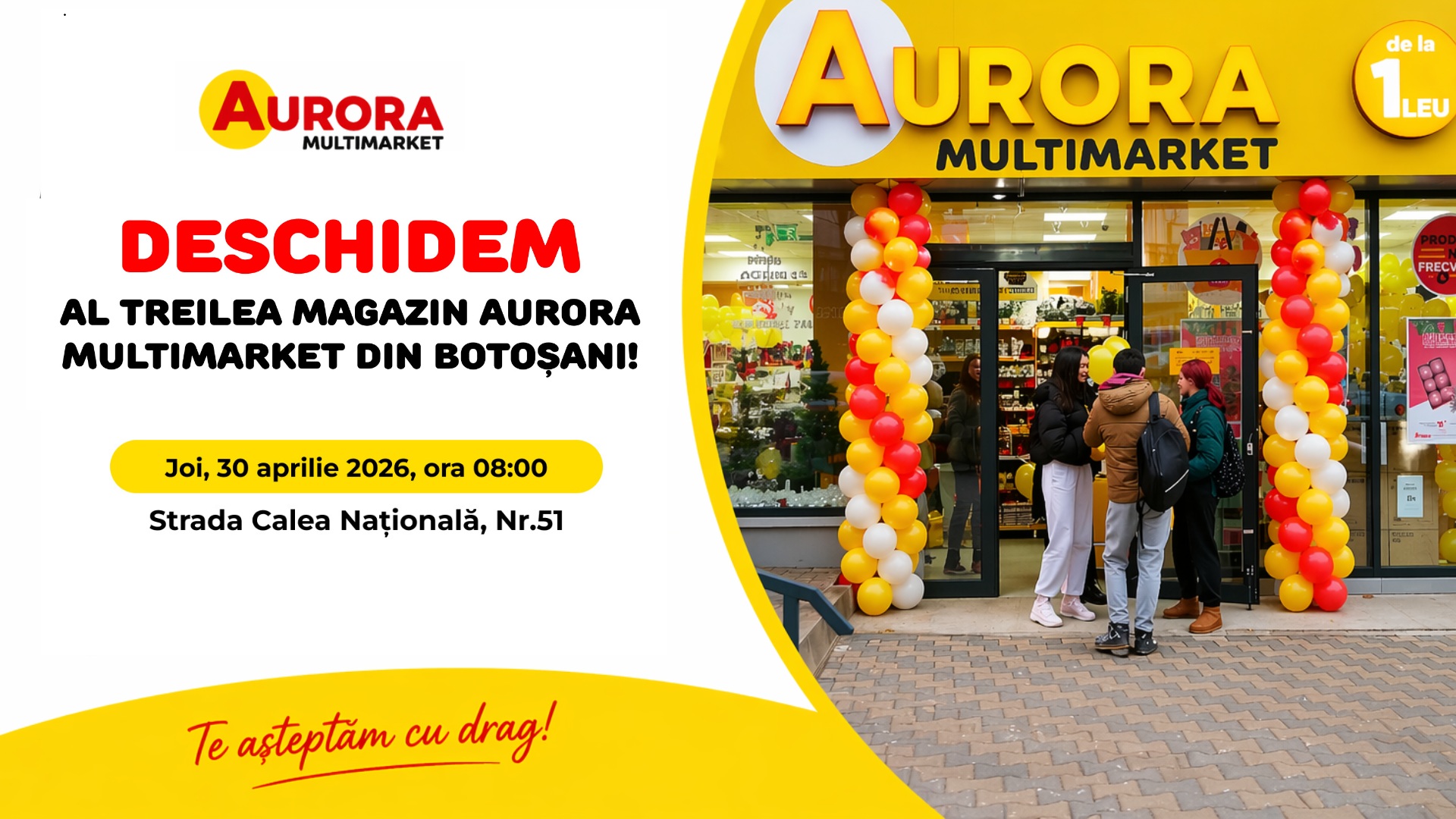 magazin aurora nou la botosani
