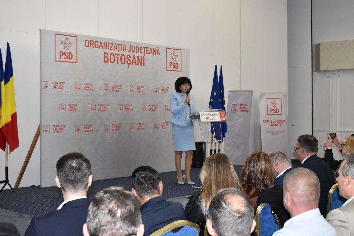 VOT masiv în PSD Botoșani pentru Congres: Doina Federovici votată pentru un post important la București – VIDEO 