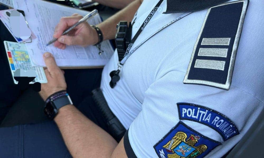 Mașină trasă pe dreapta, șoferul lăsat fără marfă de polițiști 