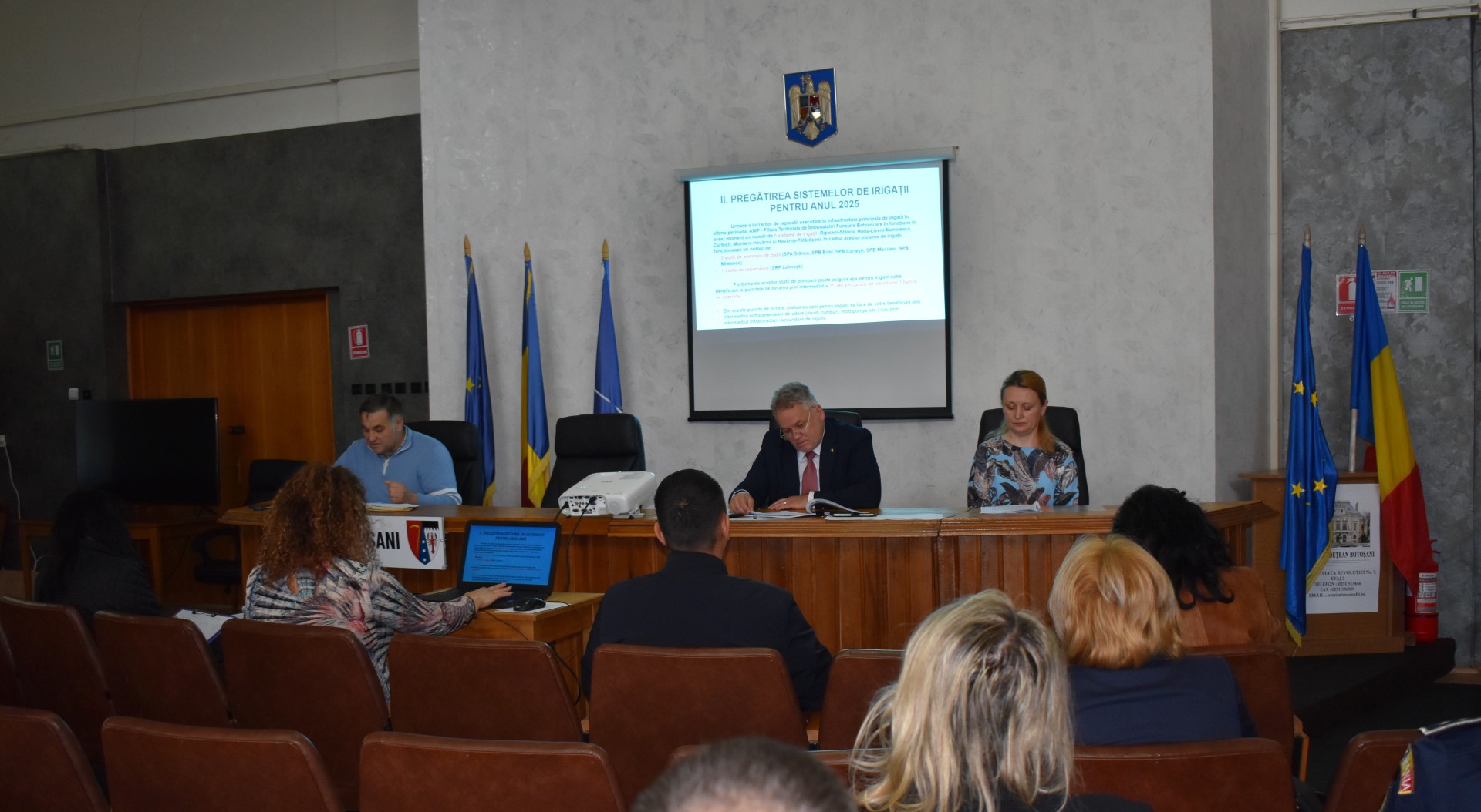 Instituția cu puțini salariați, la raport la ședință: Speranțe pentru noi angajări 