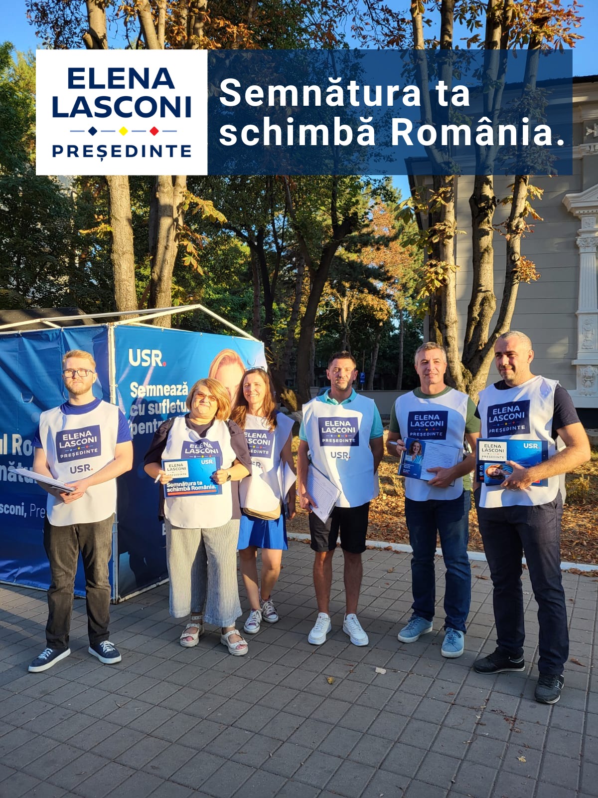 USR Botoşani: Semnături pentru Elena Lasconi