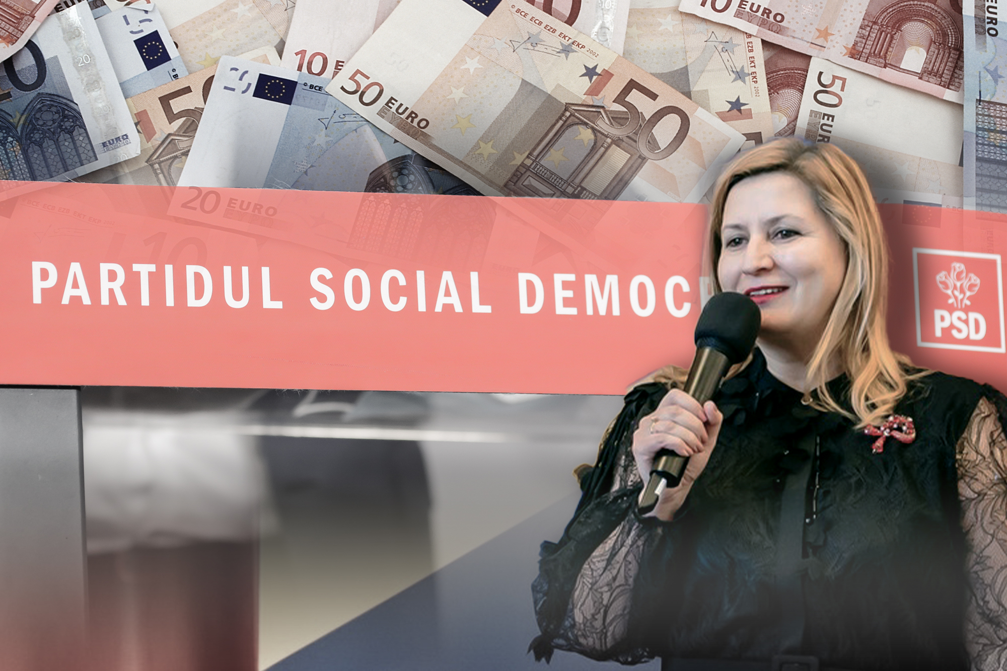 Angajată PSD, venituri de 500.000 de euro în doi ani: Profitul firmei a explodat după contractele cu partidul