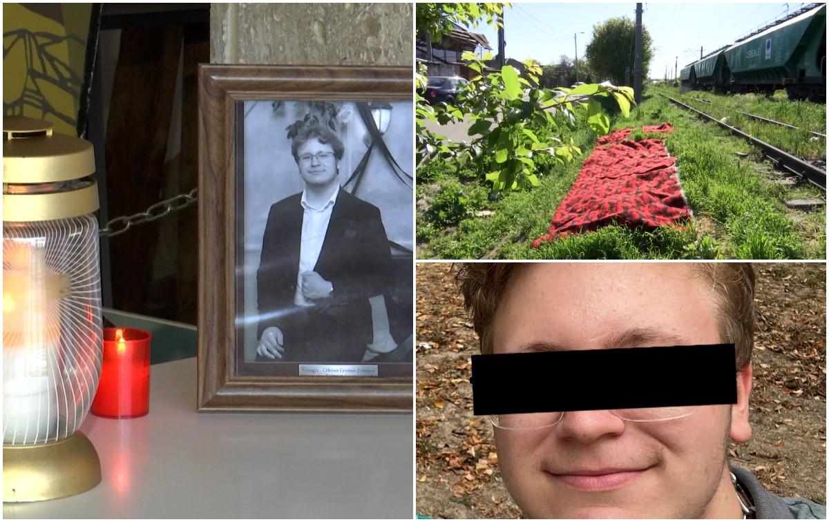 elev gasit mort langa calea ferata.