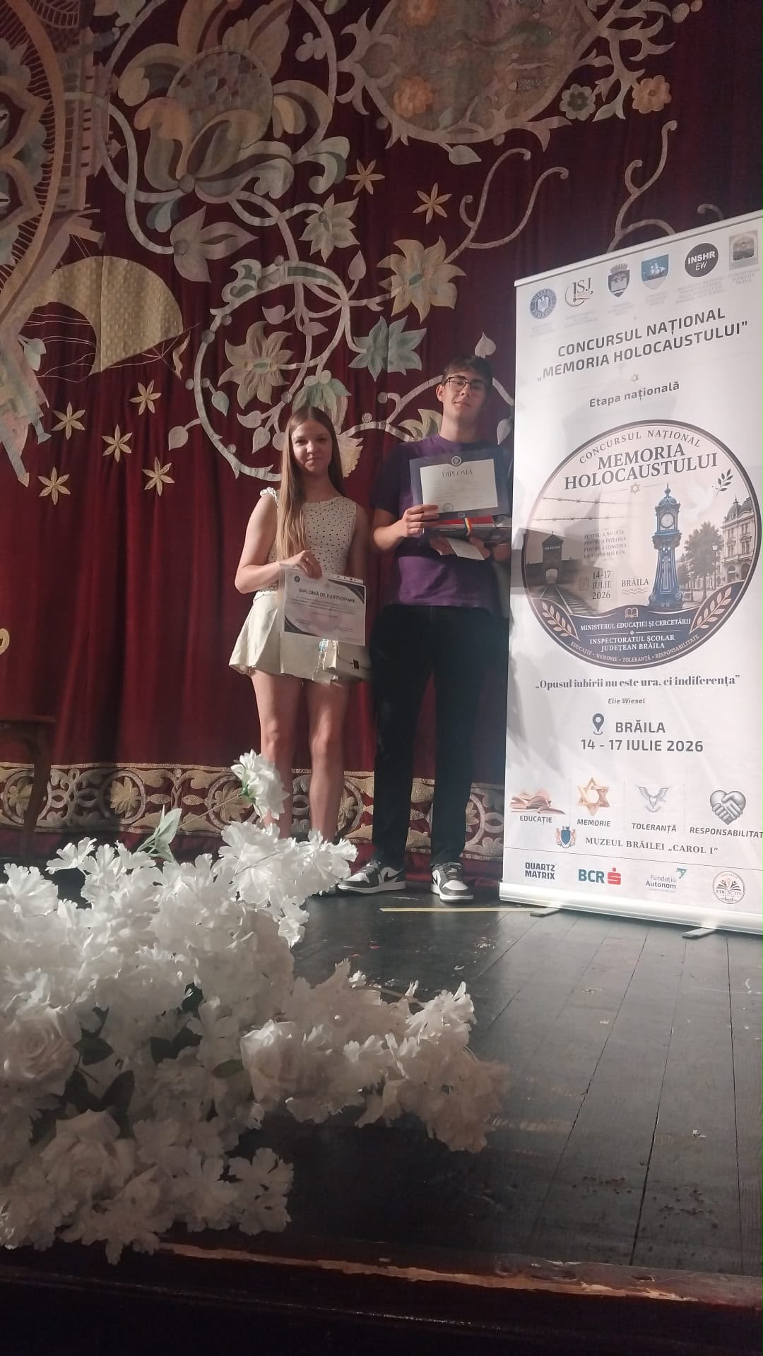 elev premiat la concurs