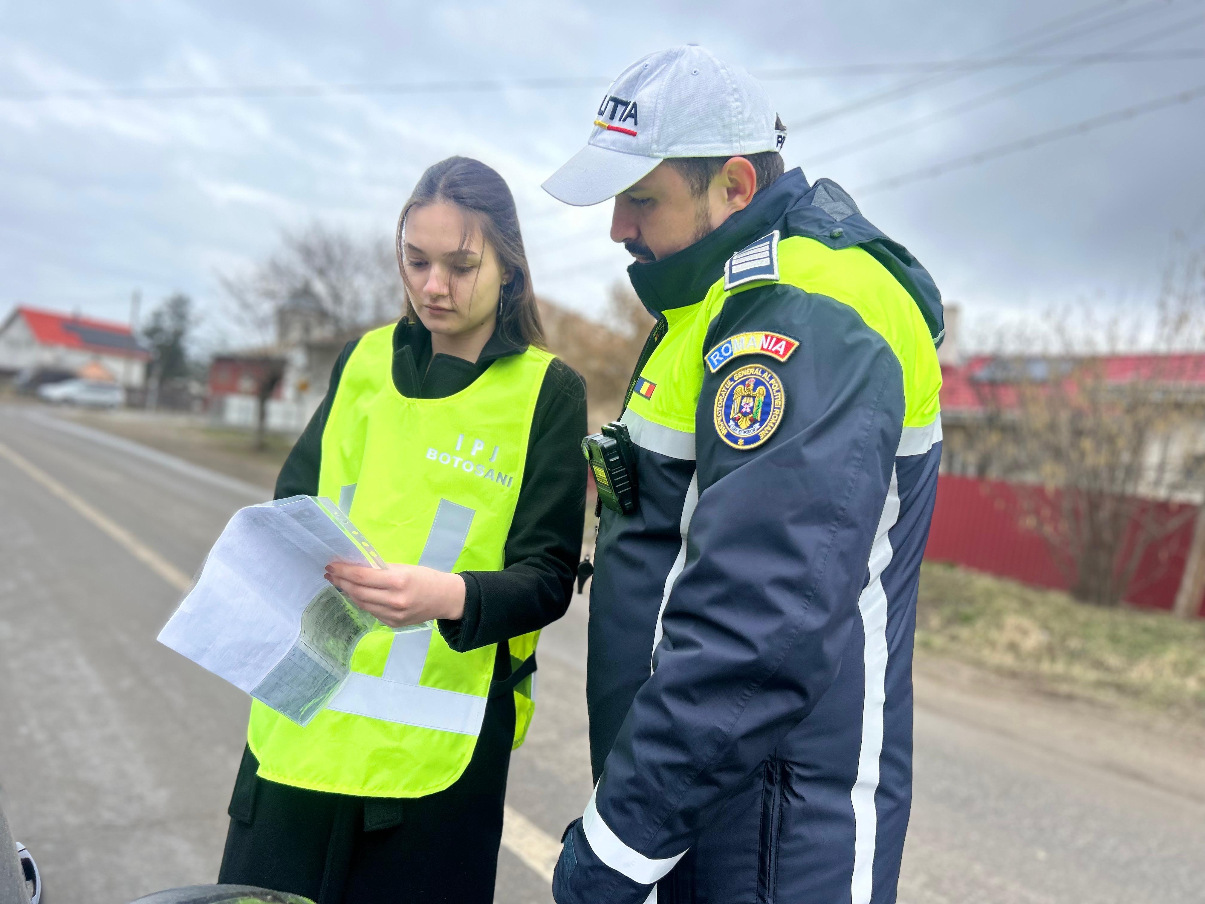 elevi care au fost politisti pentru o zi