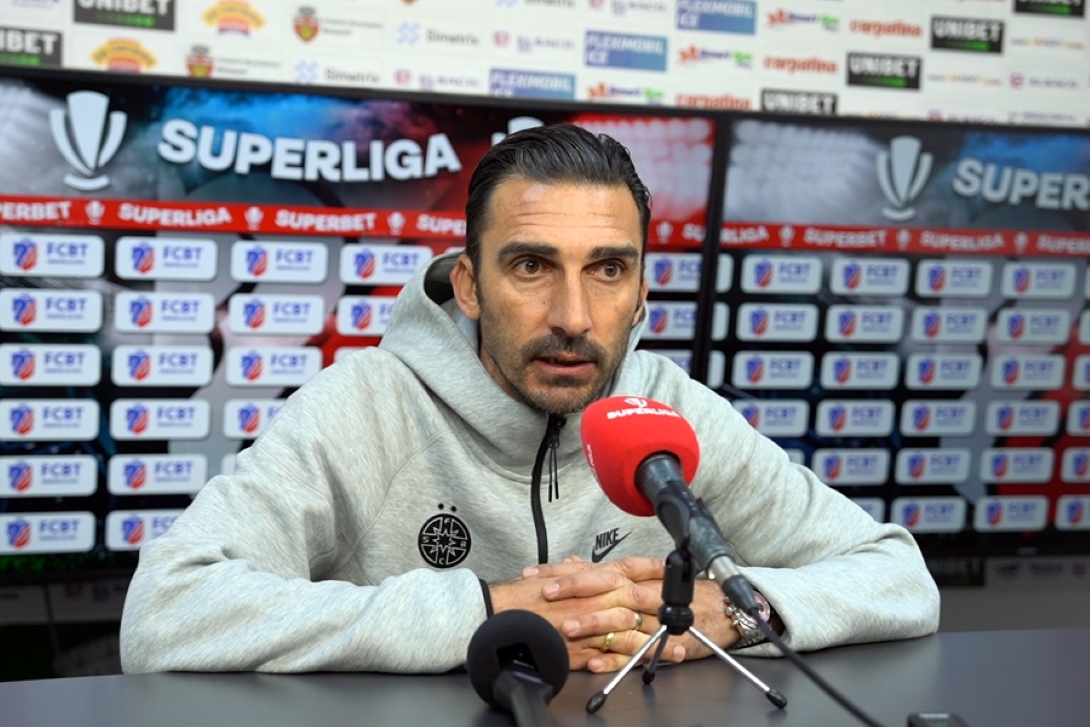 Elias Charalambous după eșecul de la Botoșani: Nu am ce să le reproșez jucătorilor mei