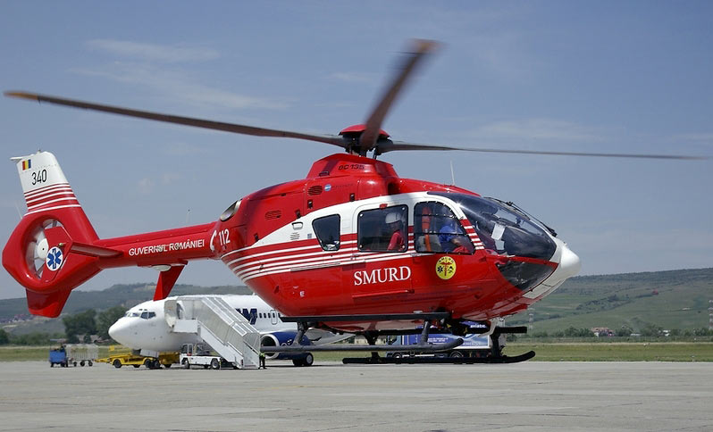 elicopter smurd chemat la Botoșani