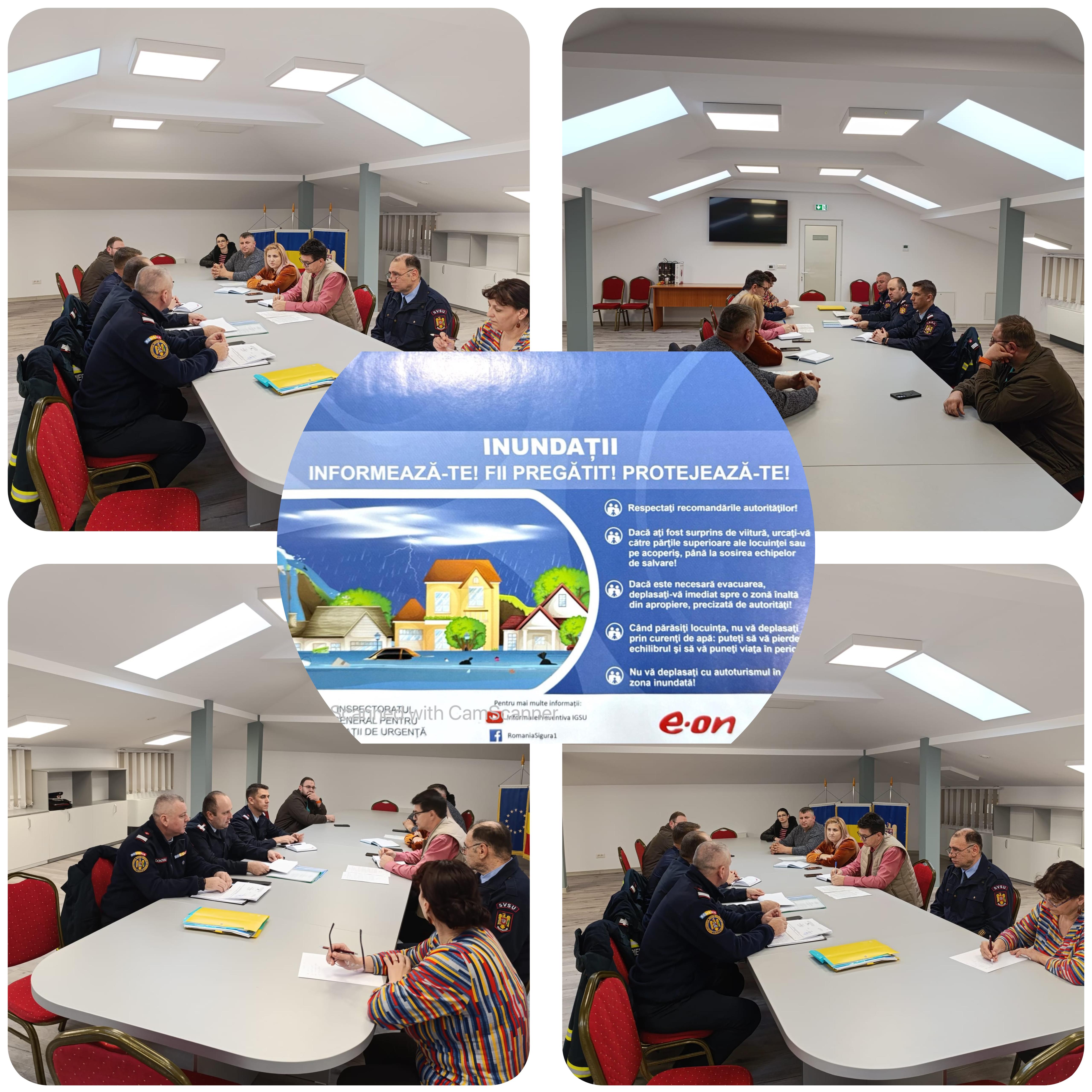 SCENARIU: 30 de case inundate în județ, sinistrații au fost cazați la corturi