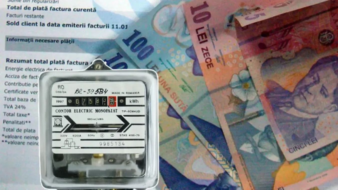 bani pentru facturile la energie