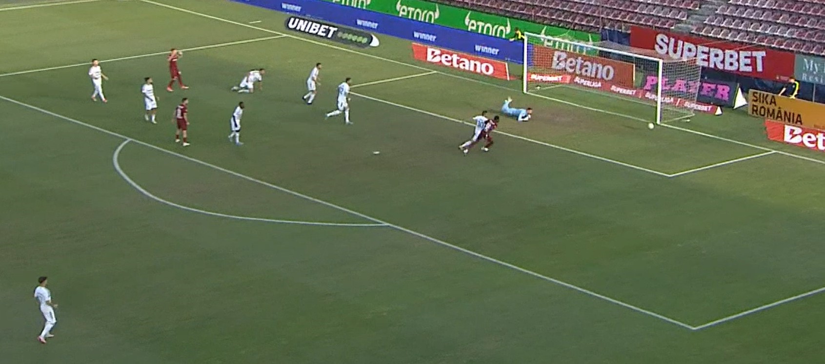 FC Botoșani umilită în deplasare de CFR Cluj  - VIDEO