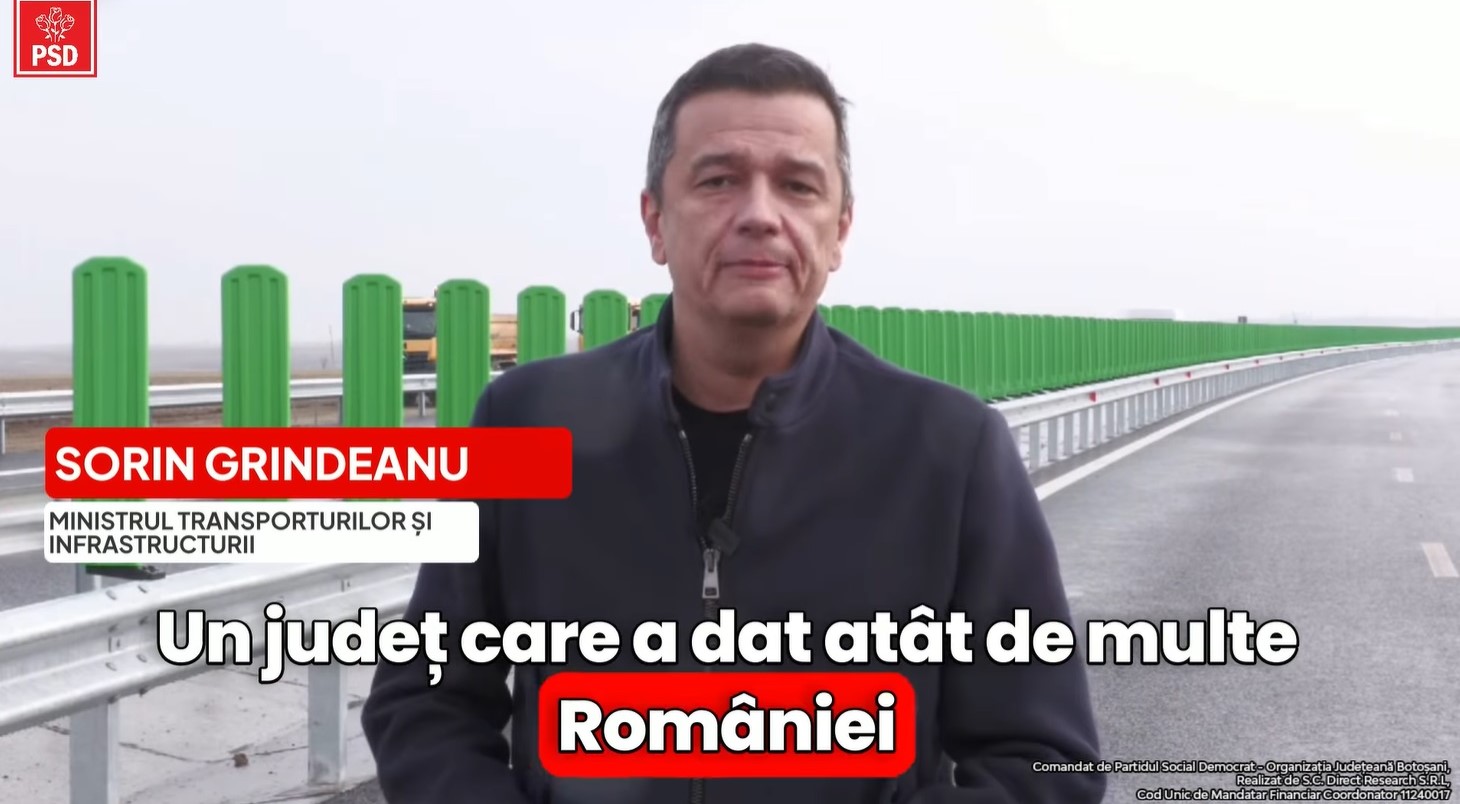 PSD: Autostrada Moldovei va lega județul Botoșani la dezvoltarea României: investiții și locuri de muncă pentru tinerii din Botoșani - VIDEO 