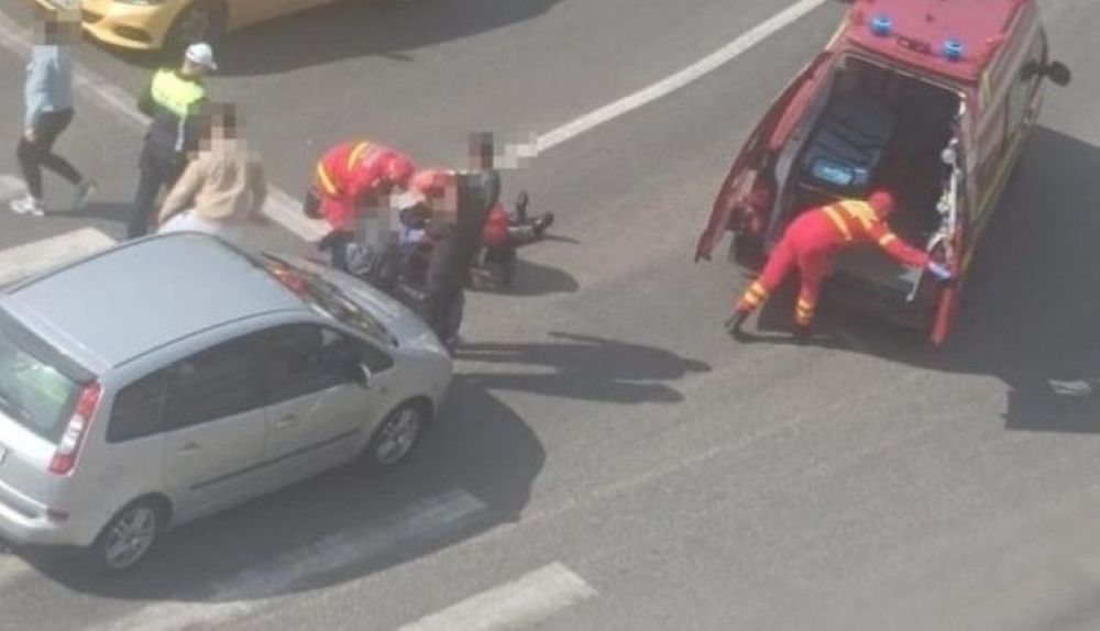 Femeie lovită în plin pe trecerea de pietoni&nbsp;