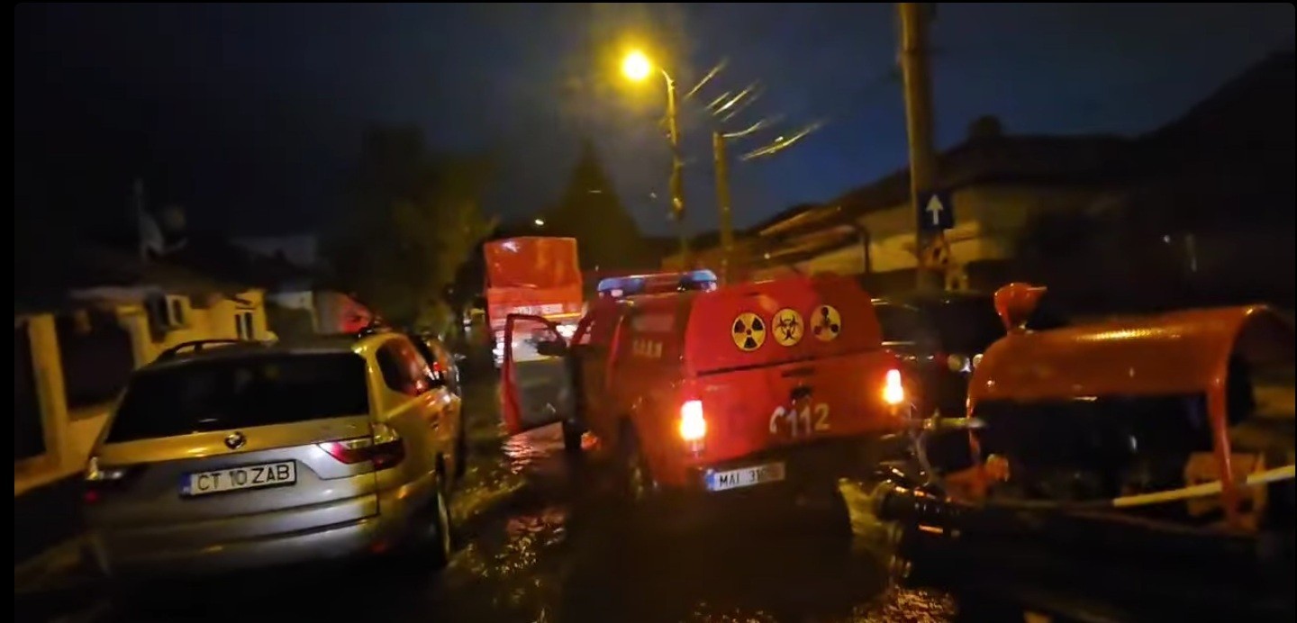Prima misiune a pompierilor botoșăneni la Constanța – VIDEO 