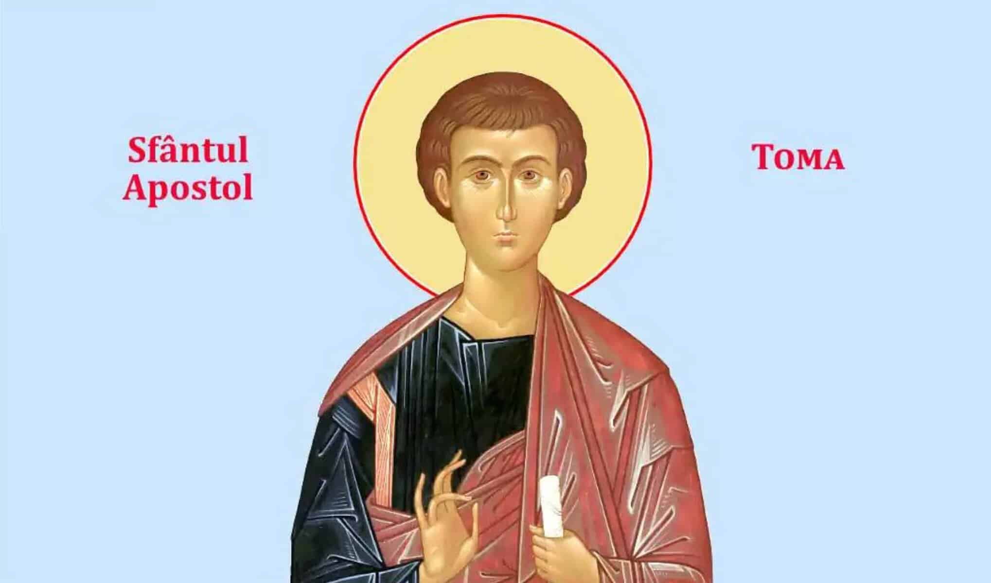 Calendar ortodox 2025: Ce semnificație are sărbătoarea Sfântului Apostol Toma pentru credincioșii din Botoșani