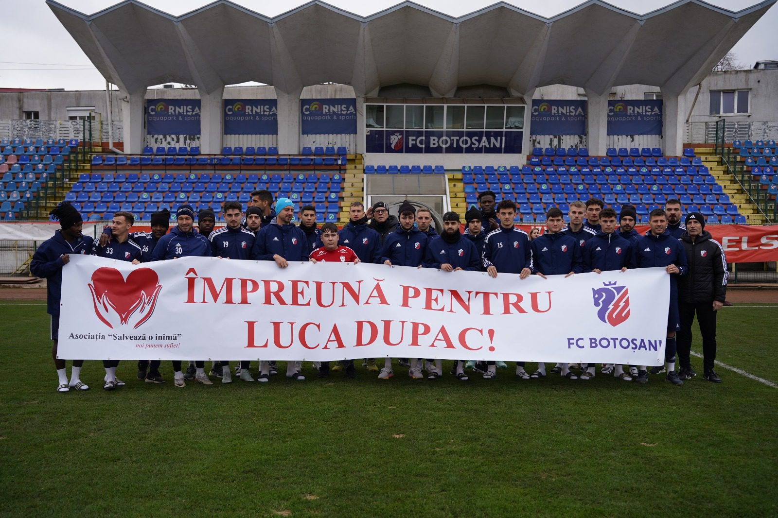 Luca dă lovitura de start pe Stadionul Municipal, mai are nevoie de puțin peste 6.000 de euro 