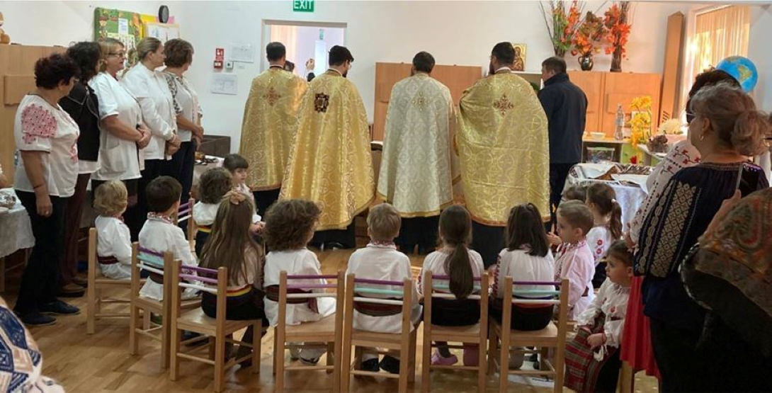 O grădiniță din municipiu a fost sfințită de un sobor de preoți