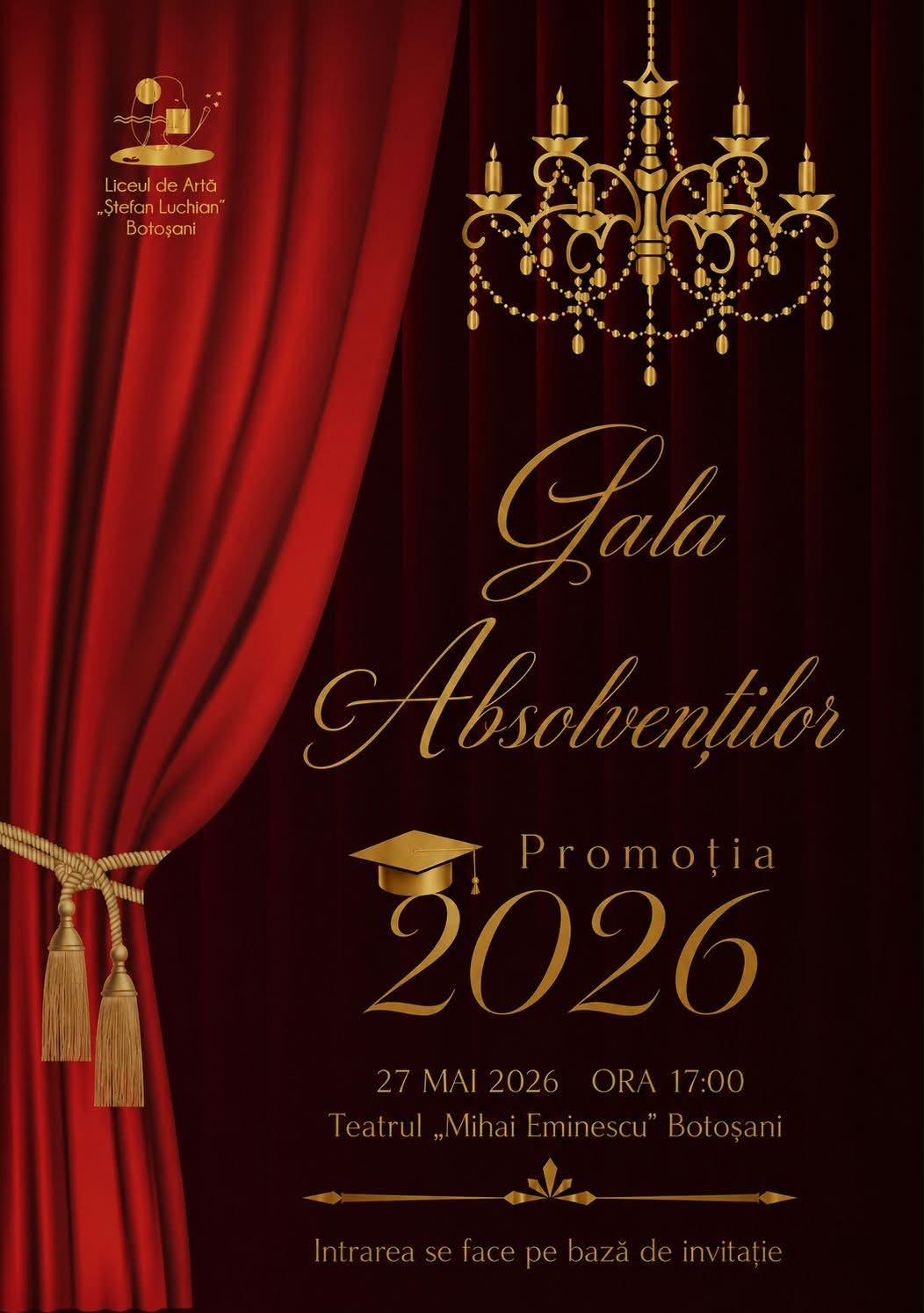 gala la liceul de arta