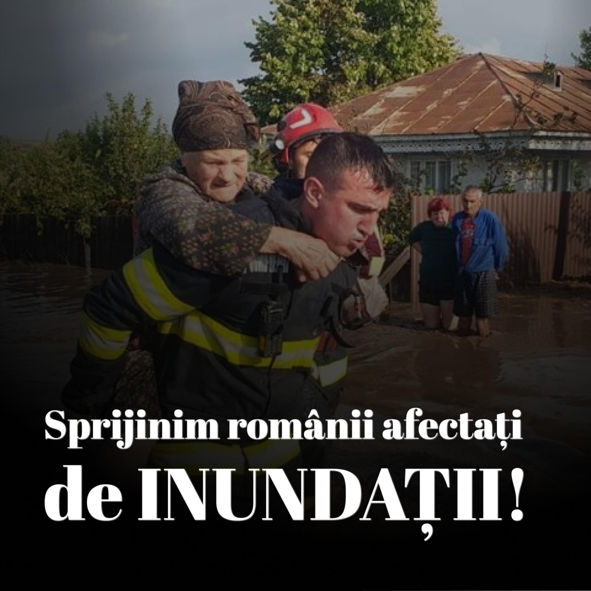 AUR Botoșani lansează o campanie umanitară pentru sinistrații din Galați, afectați de inundațiile devastatoare