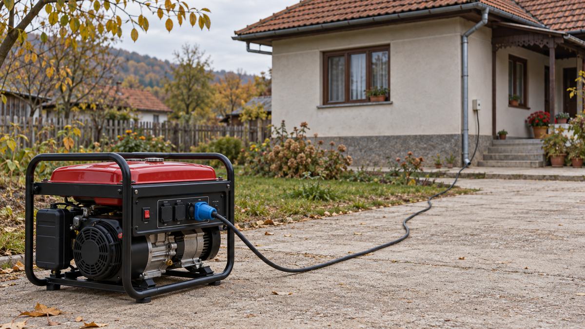 Generatorul portabil după o pană de curent: regulile care nu se negociază