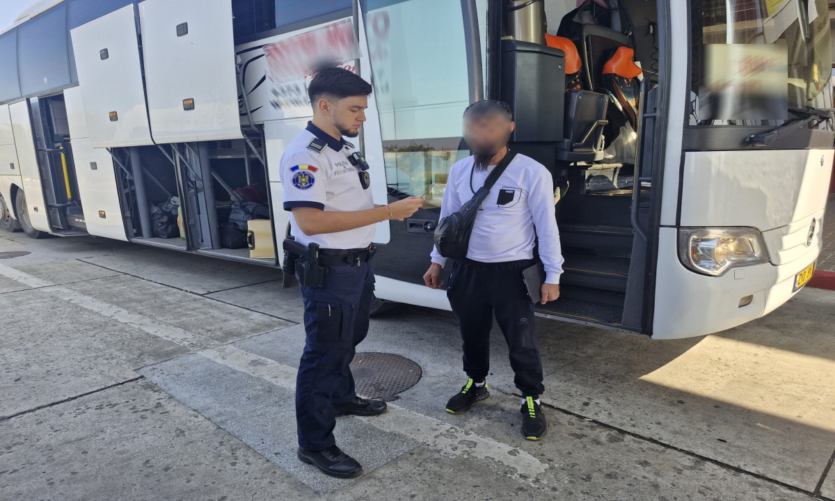 Necaz la Botoșani pentru un georgian dat jos din autocar